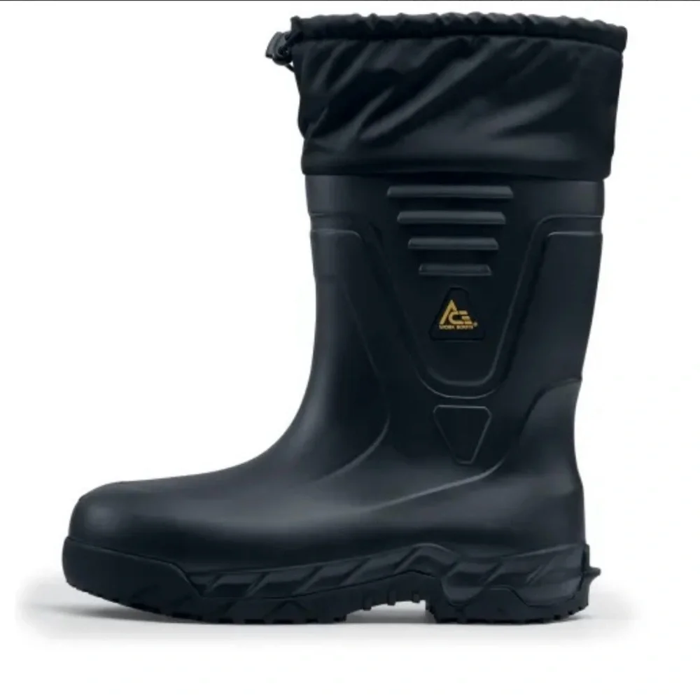 Shoes For Crews Men's Black Work Water Resistant Boots Size 9